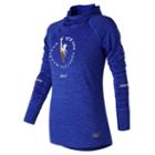 New Balance 73220 Women's Nyc Marathon Nb Heat Hoodie - Blue (wt73220vvcr)