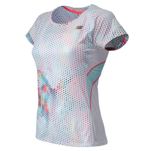 New Balance 4331 Women's Nb Ice Short Sleeve Print - Wintergreen, Glacier (wrt4331wgn)