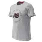 New Balance 73082 Men's Pink Ribbon Heather Tech Nb Graphic Ss - (rmt73082)