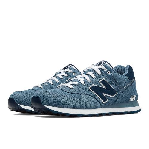New Balance 574 Pique Polo Pack Men's 574 Shoes - Chambray, Navy (ml574hrh)