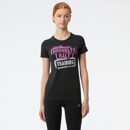 New Balance Women's Rbc Brooklyn Half Training Graphic Short Sleeve