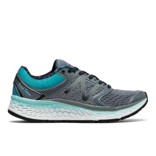 New Balance Fresh Foam 1080v7 Women's Soft And Cushioned Shoes - Silver/green (w1080sb7)