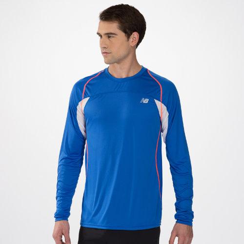 New Balance 4128 Men's Momentum Long Sleeve - Cobalt Blue (mrt4128cbt)