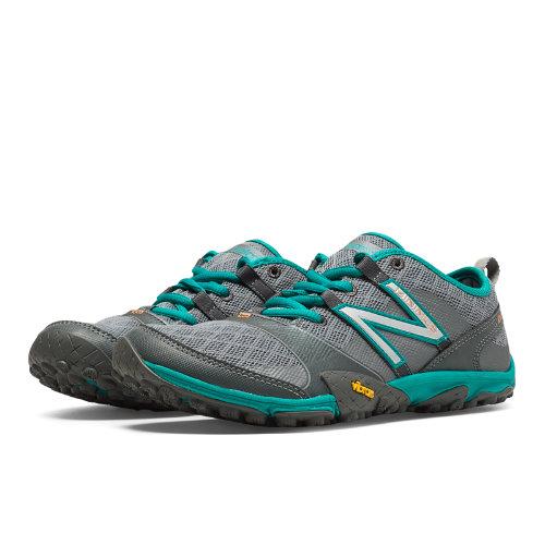 New Balance Minimus 10v3 Trail Women's Minimal Shoes - Grey, Teal (wt10gg3)