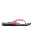 New Balance Cush+ Heathered Thong Women's Flip Flops Shoes - Grey/pink (w6073grp)