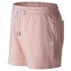 New Balance 71566 Women's Classic Fleece Short - Pink (ws71566srg)