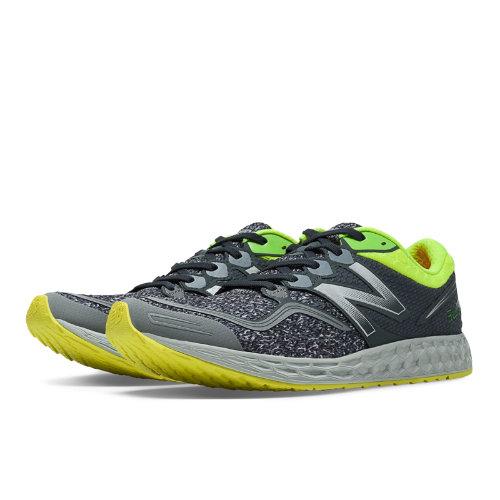 New Balance Fresh Foam Zante Men's Neutral Cushioning Shoes - Grey, Lime Yellow (m1980gy)