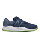 New Balance 696v3 Men's Tennis Shoes - Navy/green (mc696pi3)