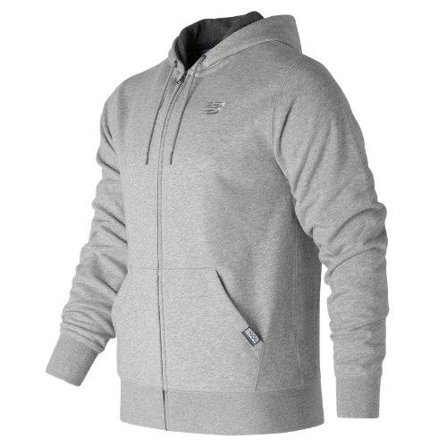 New Balance 63550 Men's Classic Full Zip Hoodie - Grey (mj63550ag)