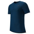 New Balance 53031 Men's Shift Short Sleeve Top - Deep Water Heather (mt53031dwh)