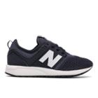 New Balance 247 Classic Kids' Pre-school Lifestyle Shoes - Navy/white (kl247bbp)