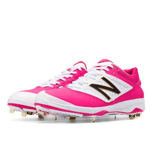 New Balance Mothers Day Low-cut 4040v3 Men's Low-cut Cleats Shoes - White/hot Pink/black (l4040kp3)