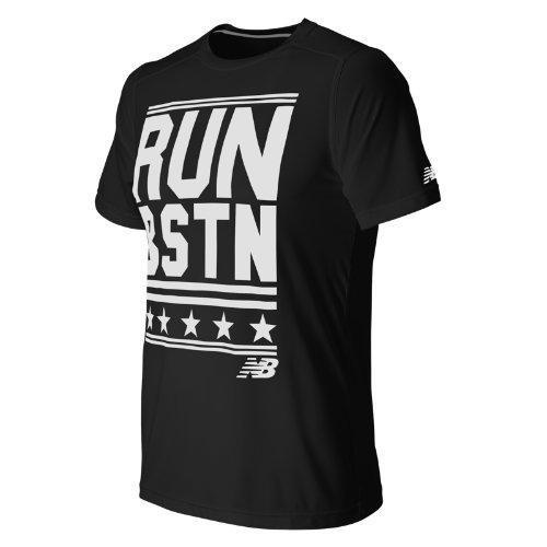 New Balance 61091 Men's Ss Graphic Heather Tech Tee - (mt61091)