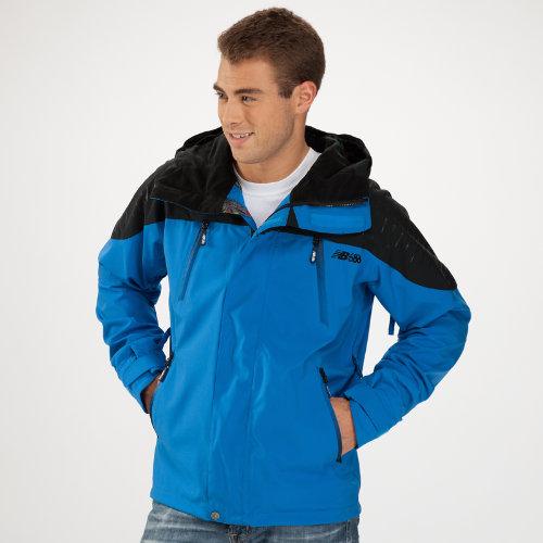 New Balance 1400 Men's New Balance Quantum Jacket - Vision Blue, Caviar (moj1400vis)
