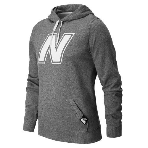 New Balance 4364 Men's Essentials Pullover Hoodie - Heather Grey (met4364hgr)