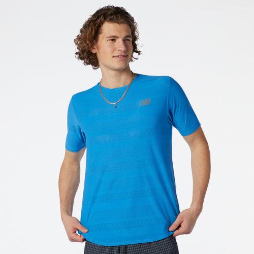 New Balance Mens Q Speed Jacquard Short Sleeve
