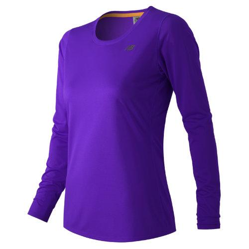 New Balance 53142 Women's Accelerate Long Sleeve - Purple (wt53142ttn)