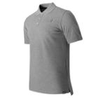 New Balance 63553 Men's Classic Polo - Grey (mt63553ag)