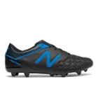 New Balance Visaro Liga Full Grain Fg Men's Soccer Shoes - Black/blue (msvffbb)