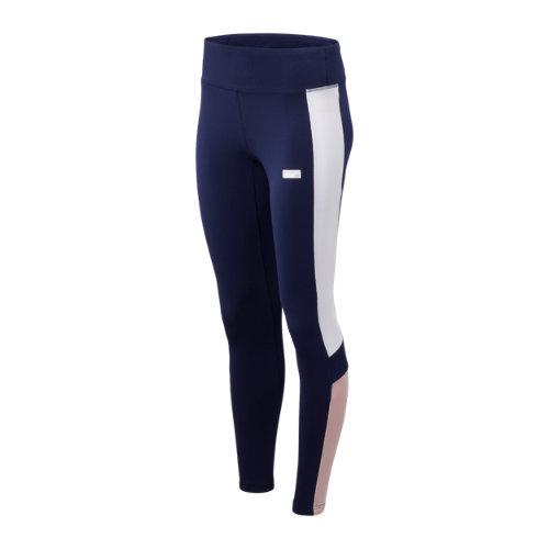 New Balance 93505 Women's Nb Athletics Classic Legging - Navy/white/purple (wp93505pgm)