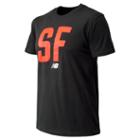 New Balance 63580 Men's Sf City Tee - Black (mt63580bk)