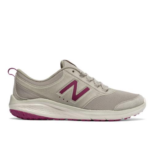 New Balance 85 Women's Fitness Walking Shoes - Tan/pink (wa85tn1)