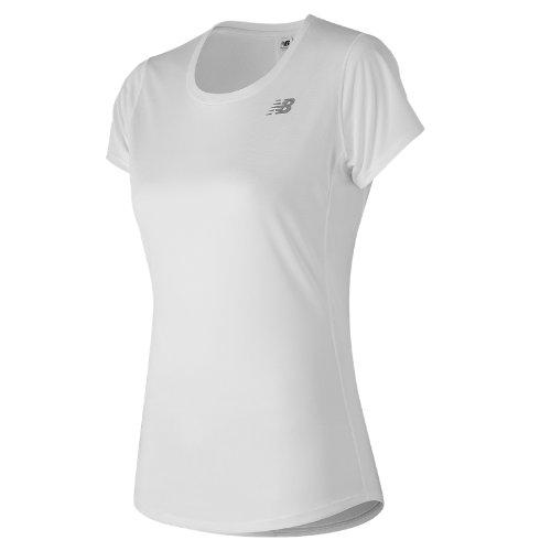 New Balance 73128 Women's Accelerate Short Sleeve - White (wt73128wt)