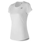 New Balance 73128 Women's Accelerate Short Sleeve - White (wt73128wt)