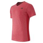 New Balance 61033 Men's Striped Sonic Top - Chrome Red (mt61033ced)