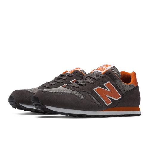 New Balance 373 Men's Recently Reduced Shoes - Grey, Orange (m373sgo)