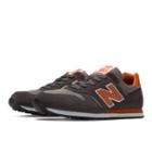 New Balance 373 Men's Recently Reduced Shoes - Grey, Orange (m373sgo)