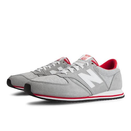 New Balance 420 Men's & Women's Running Classics Shoes - Grey, White, Red (u420kno)