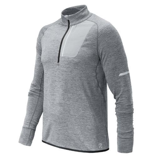 New Balance 73264 Men's J.crew Nb Heat Half Zip - Grey (jmt73264ag)