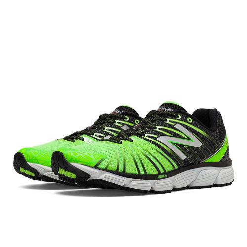 New Balance 890v5 Men's Neutral Cushioning Shoes - Black, Lime Green (m890gg5)