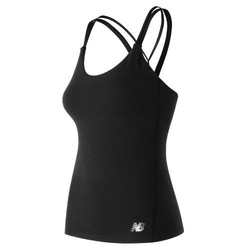 New Balance 73455 Women's Strappy Bra Tank - Black (wt73455bk)