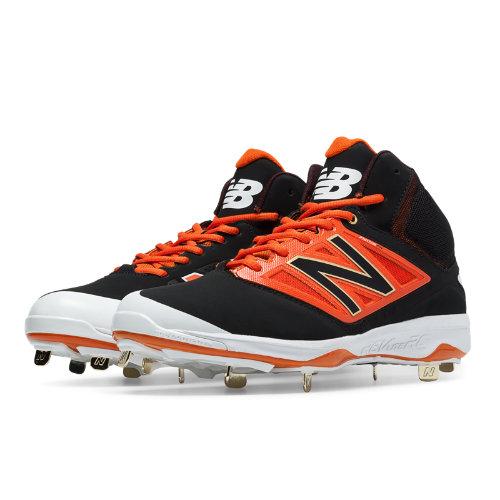 New Balance Mid-cut Metal 4040v3 Men's Recently Reduced Shoes - Black/orange (m4040bo3)