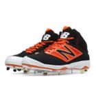New Balance Mid-cut Metal 4040v3 Men's Recently Reduced Shoes - Black/orange (m4040bo3)