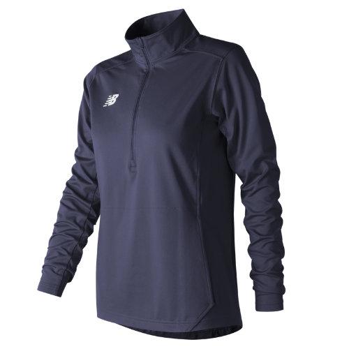 New Balance 710 Women's Lightweight Solid Half Zip - Navy (tmwt710tnv)