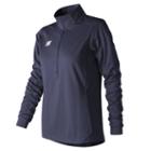 New Balance 710 Women's Lightweight Solid Half Zip - Navy (tmwt710tnv)