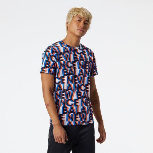 New Balance Men's Heathertech Printed Tee