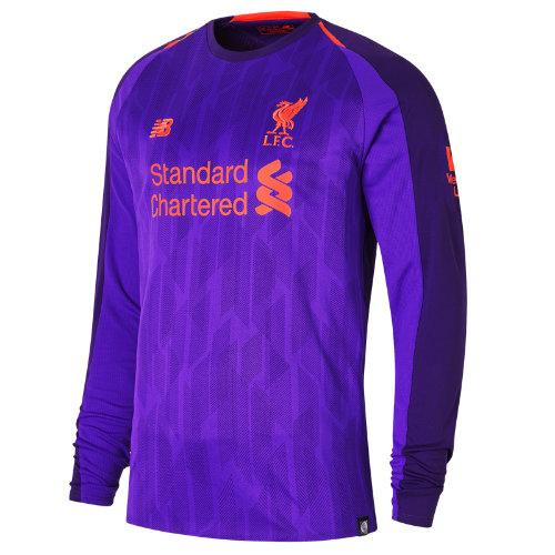 New Balance 839810 Men's Lfc Mens Salah Away Long Sleeve Epl Patch Jersey - (mt839810)