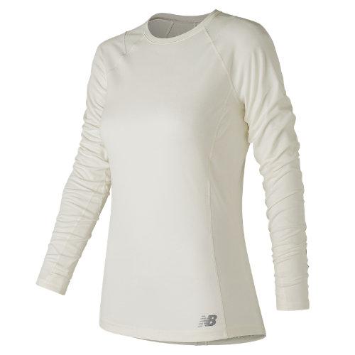 New Balance 73119 Women's In Transit Long Sleeve - Off White (wt73119sst)