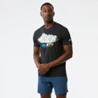 New Balance Men's United Airlines Nyc Half Skyline Short Sleeve