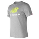 New Balance 73587 Men's Essentials Stacked Logo Tee - (mt73587)