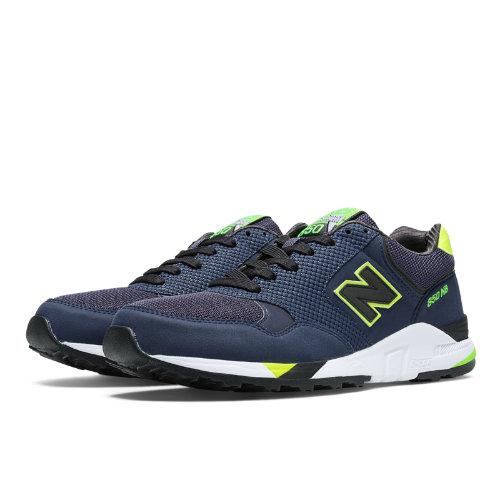 New Balance 90s Running 850 Men's Running Classics Shoes - Navy, Neon Yellow (m850ncg)
