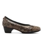Aravon Patsy-ar Women's Casuals Shoes - Natural Snake (aaz03tp)