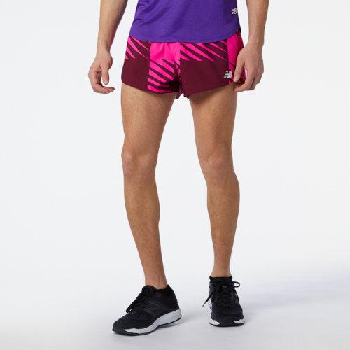 New Balance Men's Printed Fast Flight 3 Inch Split Short