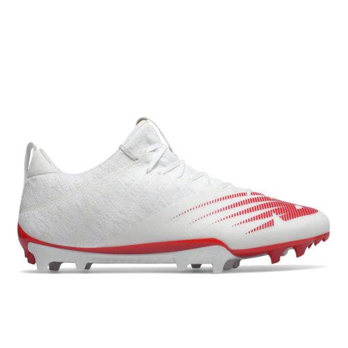 New Balance Burnx2 Low Men's Lacrosse Shoes - White/red (burnxlr2)