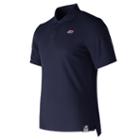 New Balance 71502 Men's Cotton Pique Polo - Navy (mt71502pgm)