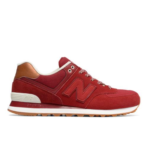 New Balance 574 Collegiate Men's 574 Shoes - Red (ml574nec)